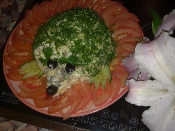 вкусный необычный салат