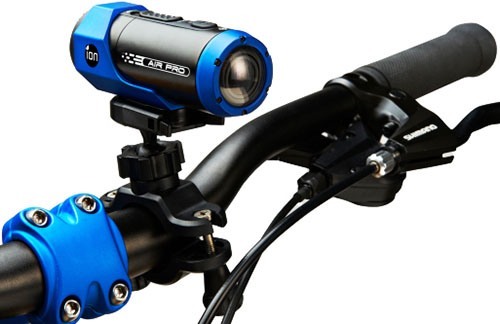Пример установки экшн-камеры "ION Air Pro Plus" на руле велосипеда